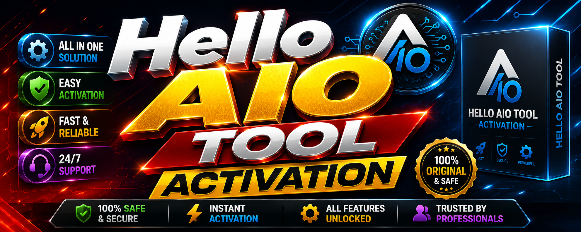 Hello AIO Tool Activation [1 Year - 1 Pc]